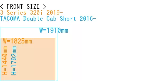 #3 Series 320i 2019- + TACOMA Double Cab Short 2016-